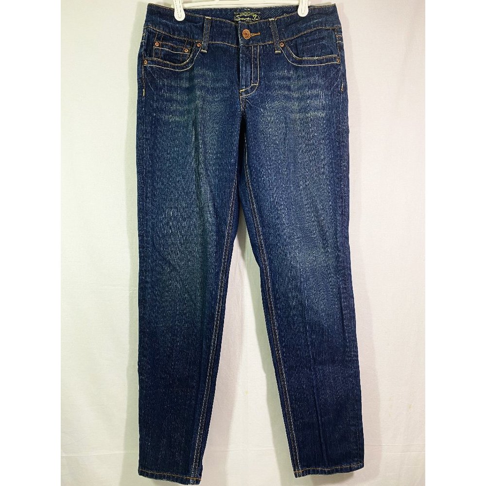Seven7 Dark Wash Skinny Jeans